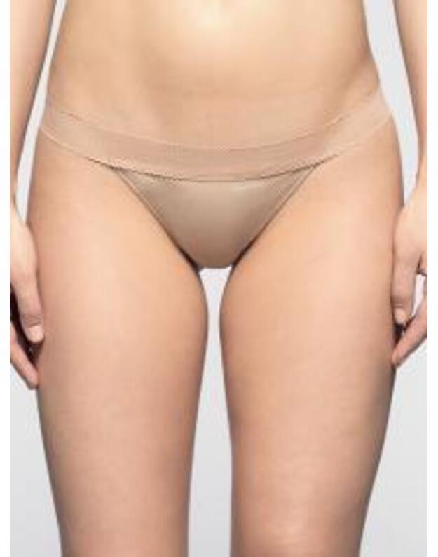 Calvin Klein kūno spalvos moteriškos kelnaitės f3650